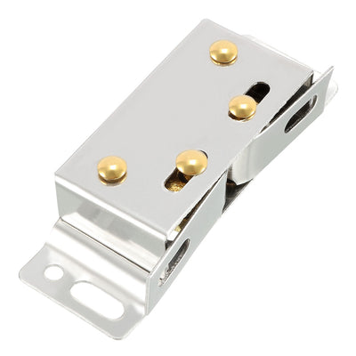 Harfington Uxcell Wardrobe Door Stainless Steel Double Ball Roller Catch Latch Silver Tone