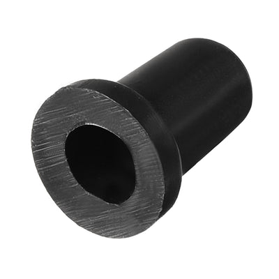 Harfington Uxcell 15Pcs 5mm Inner Dia PVC Strain Relief Cord Boot Protector Cable Sleeve Hose Black