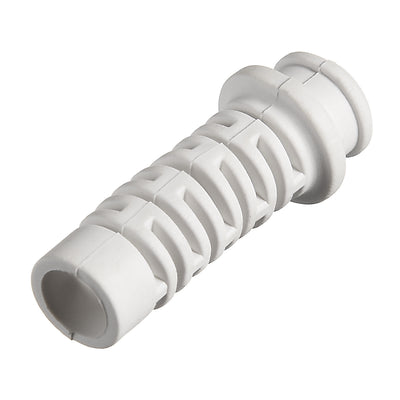 Harfington Uxcell 20pcs 6.5mm Inner Dia PVC Strain Relief Cord Boot Protector Power Tool Hose White