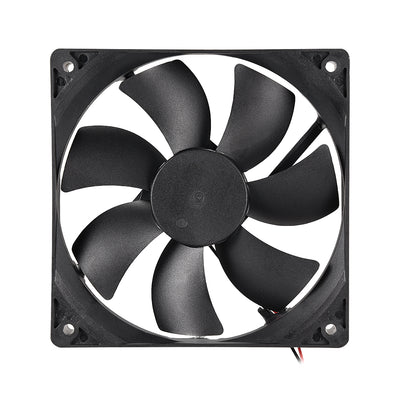 Harfington Uxcell Cooling Fan 120mm x 120mm x 25mm 12025MS DC 12V 0.3A Long Life Sleeve Bearings