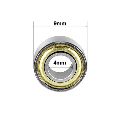 Harfington Uxcell Deep Groove Ball Bearing 684ZZ Double Shield, 4 x 9 x 4mm Carbon Steel Bearings, 20pcs