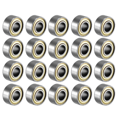 Harfington Uxcell Deep Groove Ball Bearing 684ZZ Double Shield, 4 x 9 x 4mm Carbon Steel Bearings, 20pcs