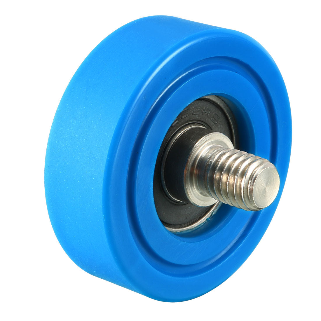 uxcell Uxcell 2pcs 40x13x1mm Roller Idler Bearing Pulley Sliding Conveyor Wheel Threaded Rod M8*10 Blue