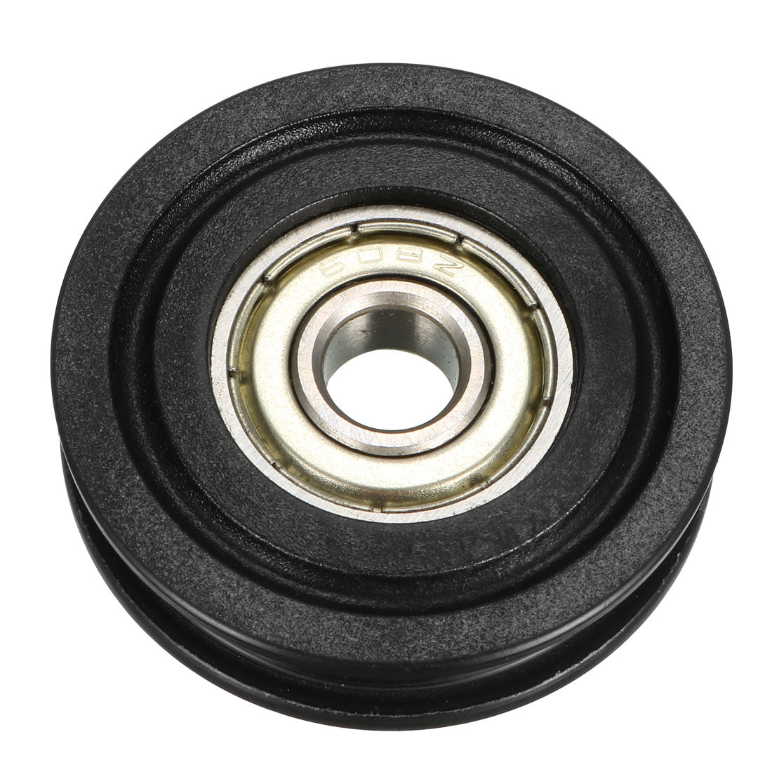 uxcell Uxcell 3.4mm Deep Metal U Groove Guide Bearing Pulley Rail Ball Wheel 8x40x10mm