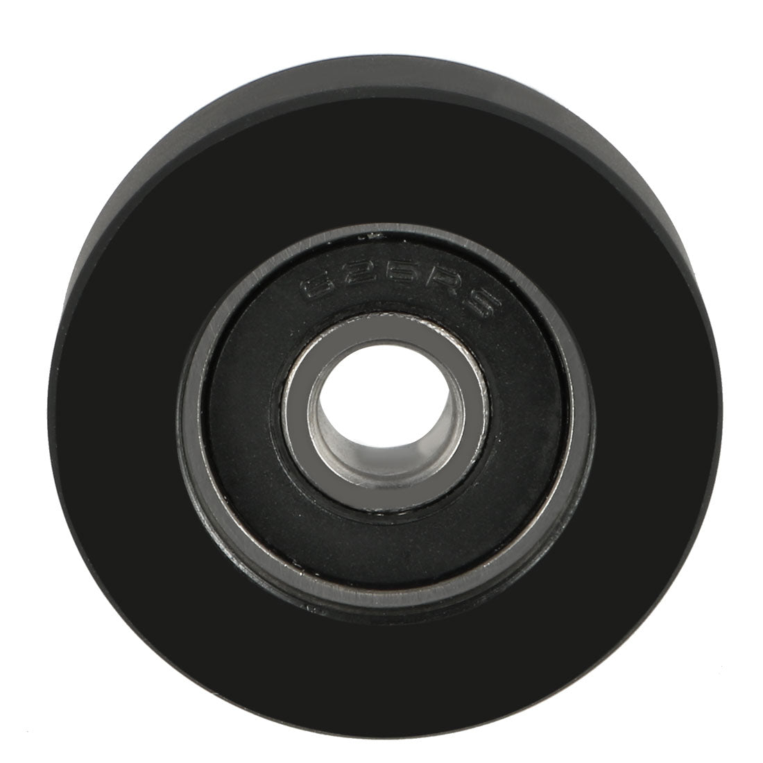 uxcell Uxcell 6x30x9mm Roller Idler Bearing Pulley Sliding Conveyor Wheel Black