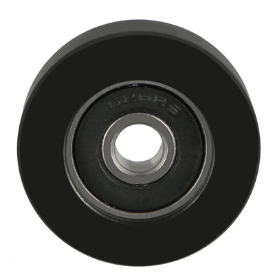 Harfington Uxcell 6x30x9mm Roller Idler Bearing Pulley Sliding Conveyor Wheel Black