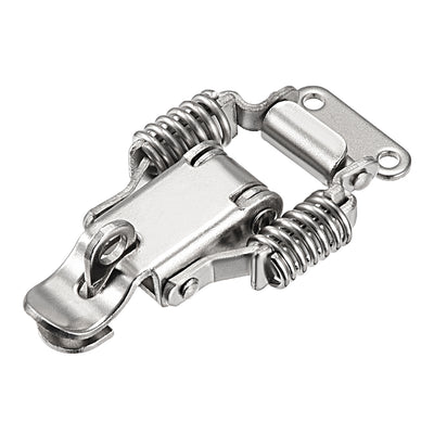 Harfington Uxcell 201 Stainless Steel Spring Loaded Toggle Latch Catch Clamp 66mm