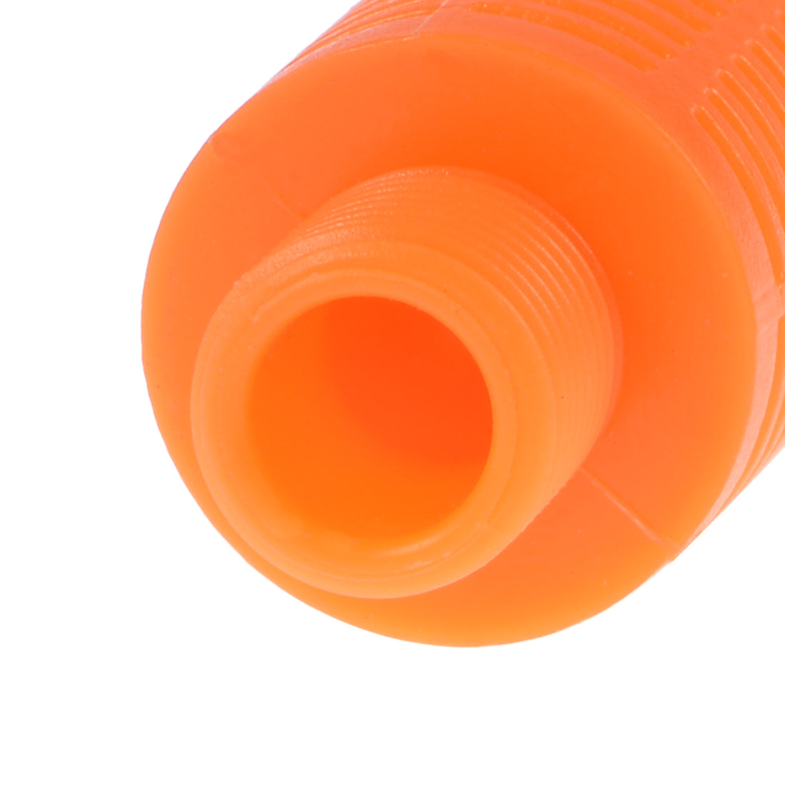 uxcell Uxcell 10 Stücke plastische Pneumatische Endschalldämpfer Schalldämpfer 1/8 PT Orange DE de