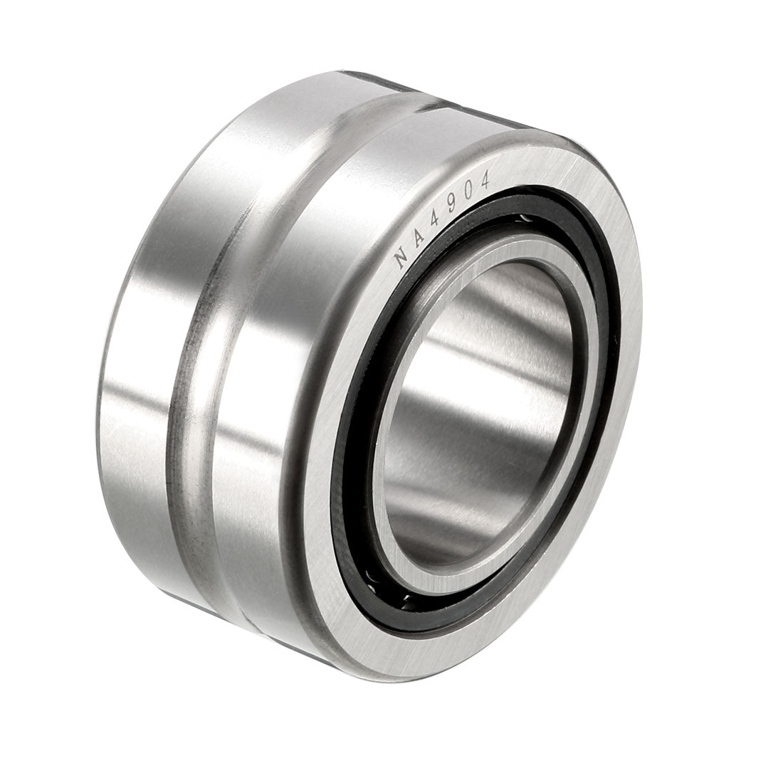 uxcell Uxcell Needle Roller Bearing, With Inner Race, Oil Hole, Open End, Steel Cage, Metric