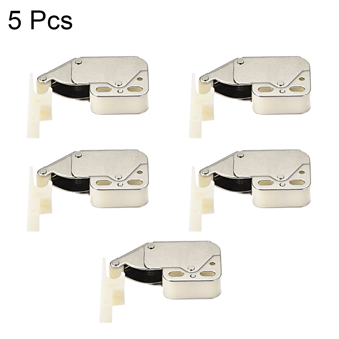 uxcell Uxcell Cabinet Cupboard Spring Press Open Door Catch Tip Touch Push Latch 5pcs