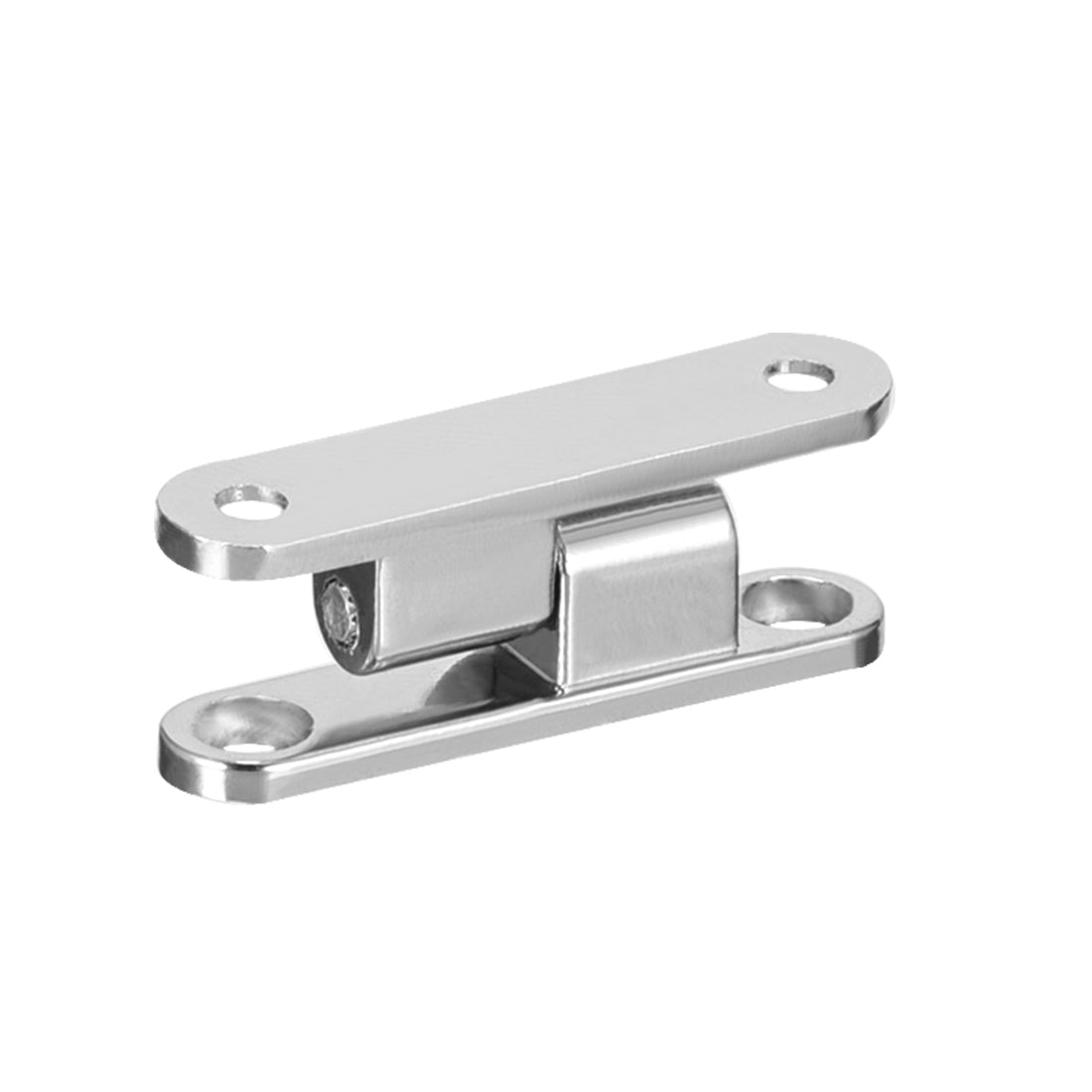 uxcell Uxcell Cupboard Zinc Alloy 90 Degree Detachable Door Hinge Silver Tone 3 pcs