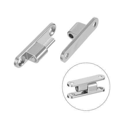 Harfington Uxcell Cupboard Zinc Alloy 90 Degree Detachable Door Hinge Silver Tone 12 pcs