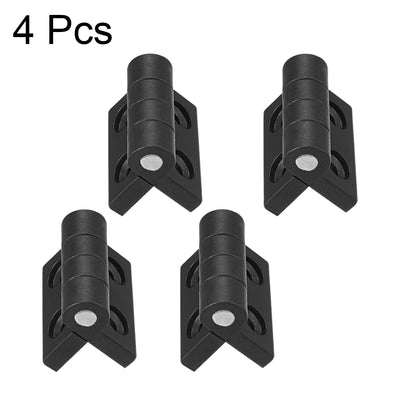 Harfington Uxcell 4pcs Cabinet Gate Closet Door 57mm Length ABS Nylon Hinge