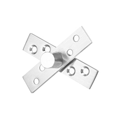 Harfington Uxcell 2 Sets Stainless Steel 360 Degree Door Pivot Hinge 75 x 17mm