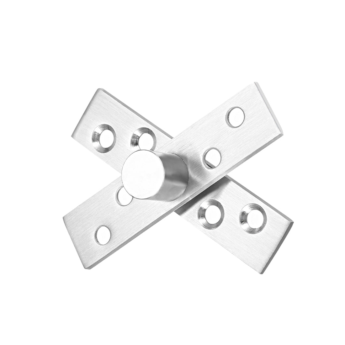 uxcell Uxcell 6 Sets Stainless Steel 360 Degree Door Pivot Hinge 75 x 17mm