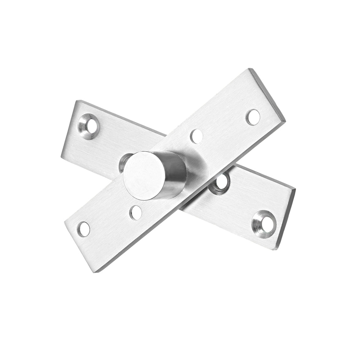 uxcell Uxcell 2 Sets Stainless Steel 360 Degree Door Pivot Hinge 100 x 24mm