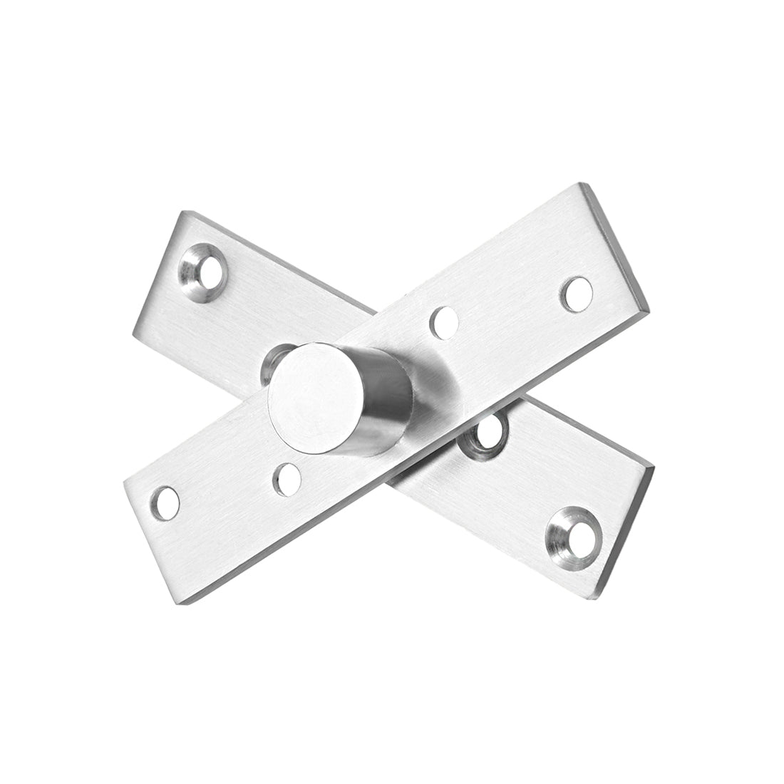 uxcell Uxcell 1 Set Stainless Steel 360 Degree Door Pivot Hinge 100 x 24mm