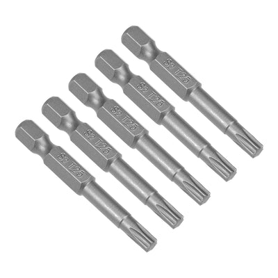 Harfington Uxcell Magnetic Torx Screwdriver Bits, Hex Shank S2 Steel Power Tool