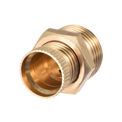 Harfington Uxcell 3/8BSP Male Thread Dia Air Compressor Part Brass Tone Security Water Drain Valve 2pcs