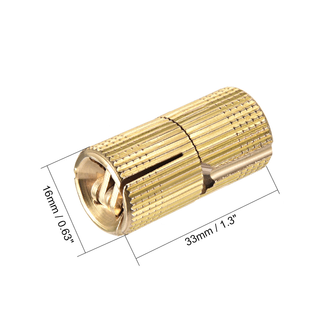 uxcell Uxcell 4Stk. Möbel Scharnier 16mm verdeckt Scharnier 180 Grad Öffnungs Winkel