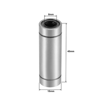 Harfington Uxcell Linear Motion Ball Bearings Extra Long for CNC 3D Printers