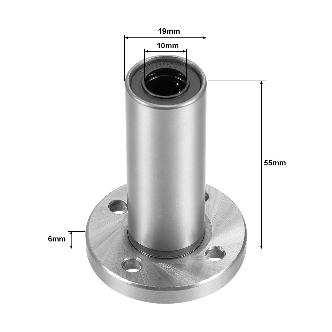 uxcell Uxcell Linear Motion Ball Bearings Extra Long Round Flange