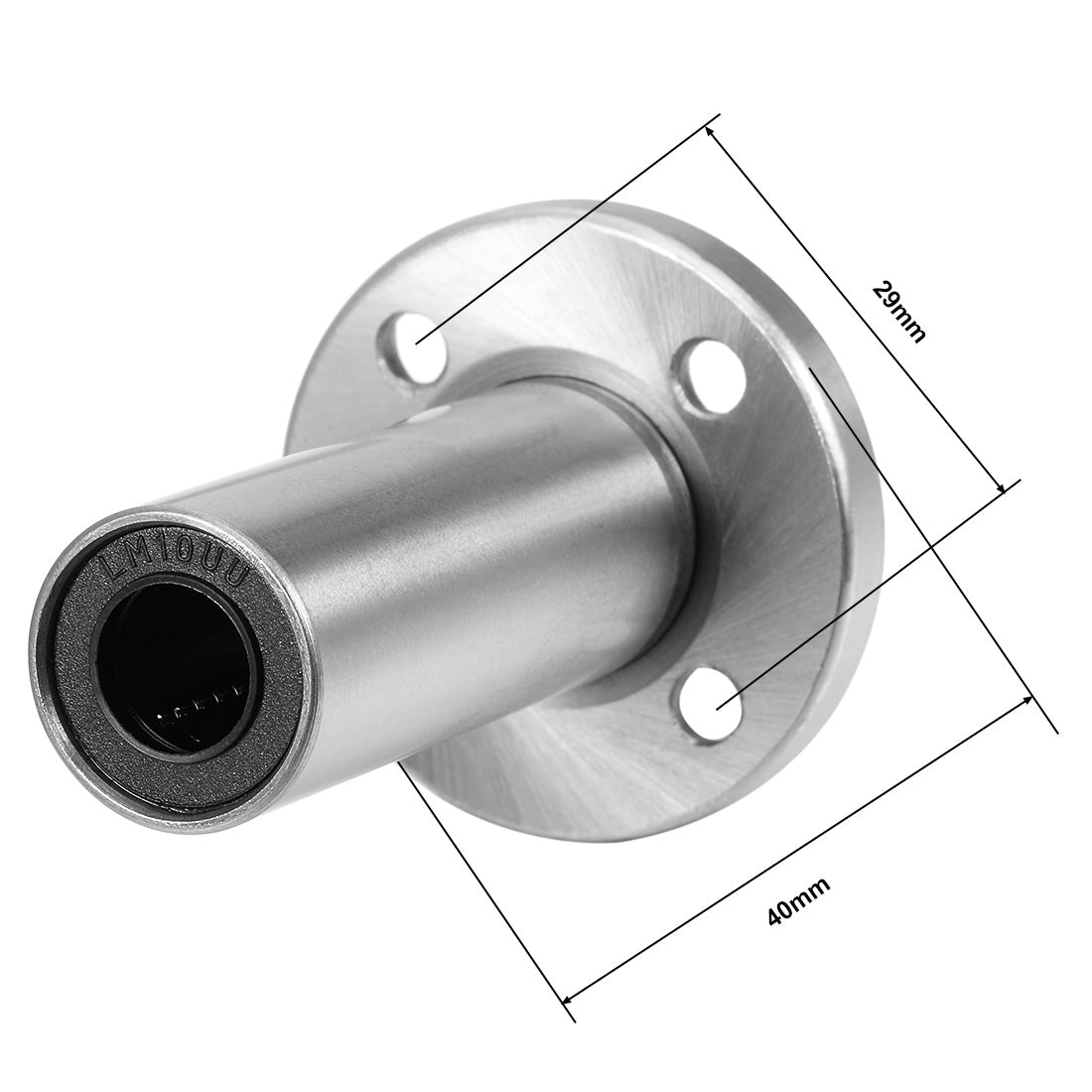 uxcell Uxcell Linear Motion Ball Bearings Extra Long Round Flange