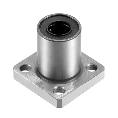 Harfington Uxcell Linear Motion Ball Bearings Square Flange