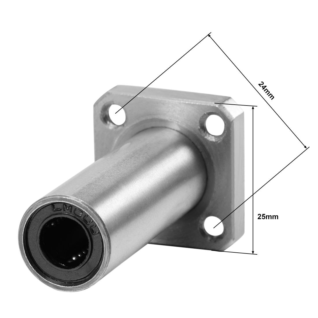 uxcell Uxcell Linear Motion Ball Bearings Extra Long Square Flange