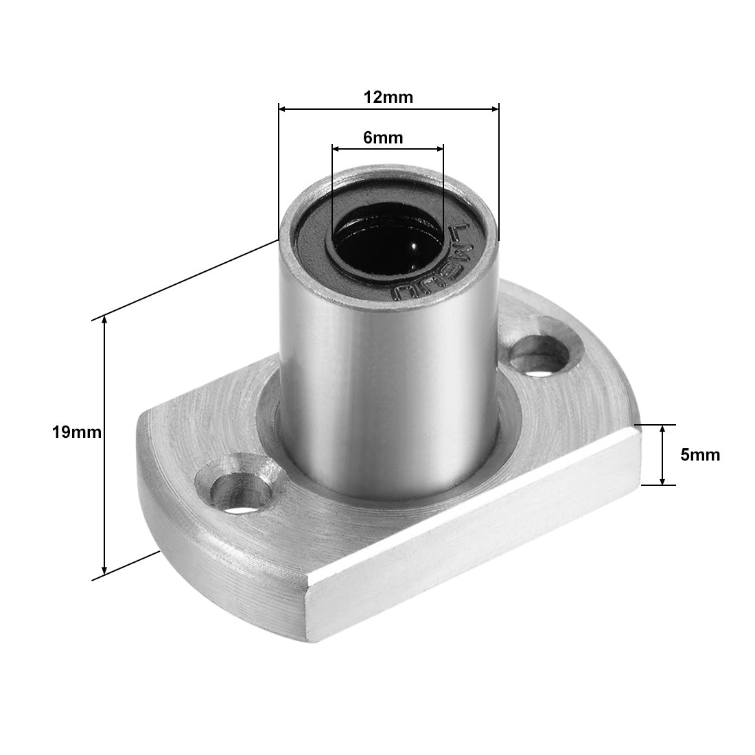 uxcell Uxcell Linear Motion Ball Bearings Oval Flange