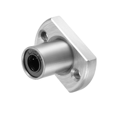 Harfington Uxcell Linear Motion Ball Bearings Oval Flange