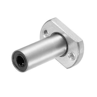 Harfington Uxcell Linear Motion Ball Bearings Extra Long Oval Flanged