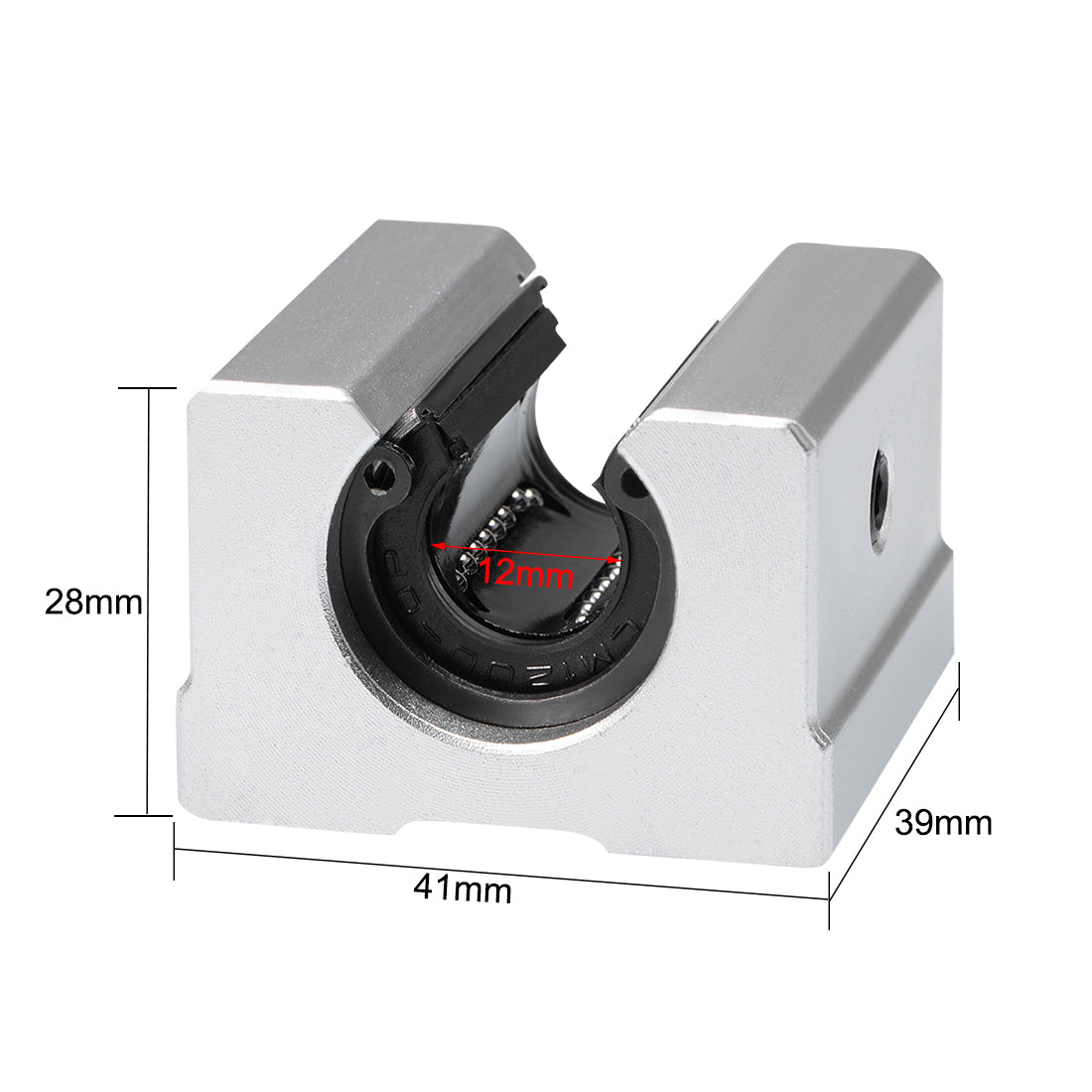 uxcell Uxcell Linear Ball Bearing Motion Slide Block Units Open Type