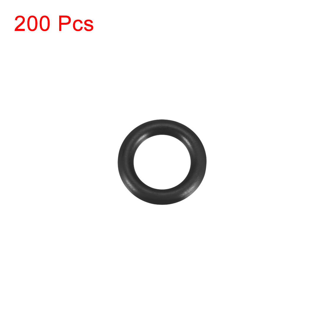 uxcell Uxcell O-Rings Nitrile Rubber 6mm x 10mm x 2mm Seal Rings Sealing Gasket 200pcs