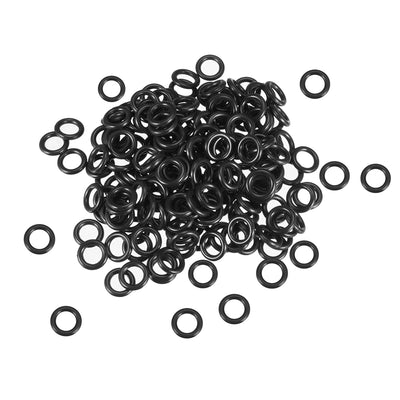 uxcell Uxcell O-Rings Nitrile Rubber 6mm x 10mm x 2mm Seal Rings Sealing Gasket 200pcs