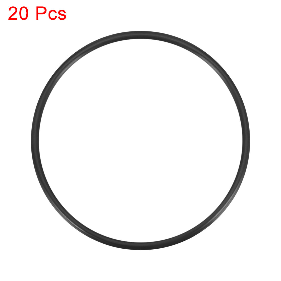 uxcell Uxcell O-Rings Nitrile Rubber 42mm x 46mm x 2mm Seal Rings Sealing Gasket 20pcs