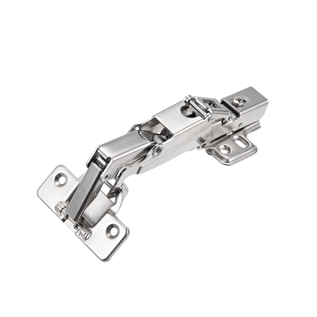 uxcell Uxcell 175 Degree Hinges Face Frame Soft Closing Hydraulic Concealed Cabinet Hinge,1 Pcs (Half Overlay)