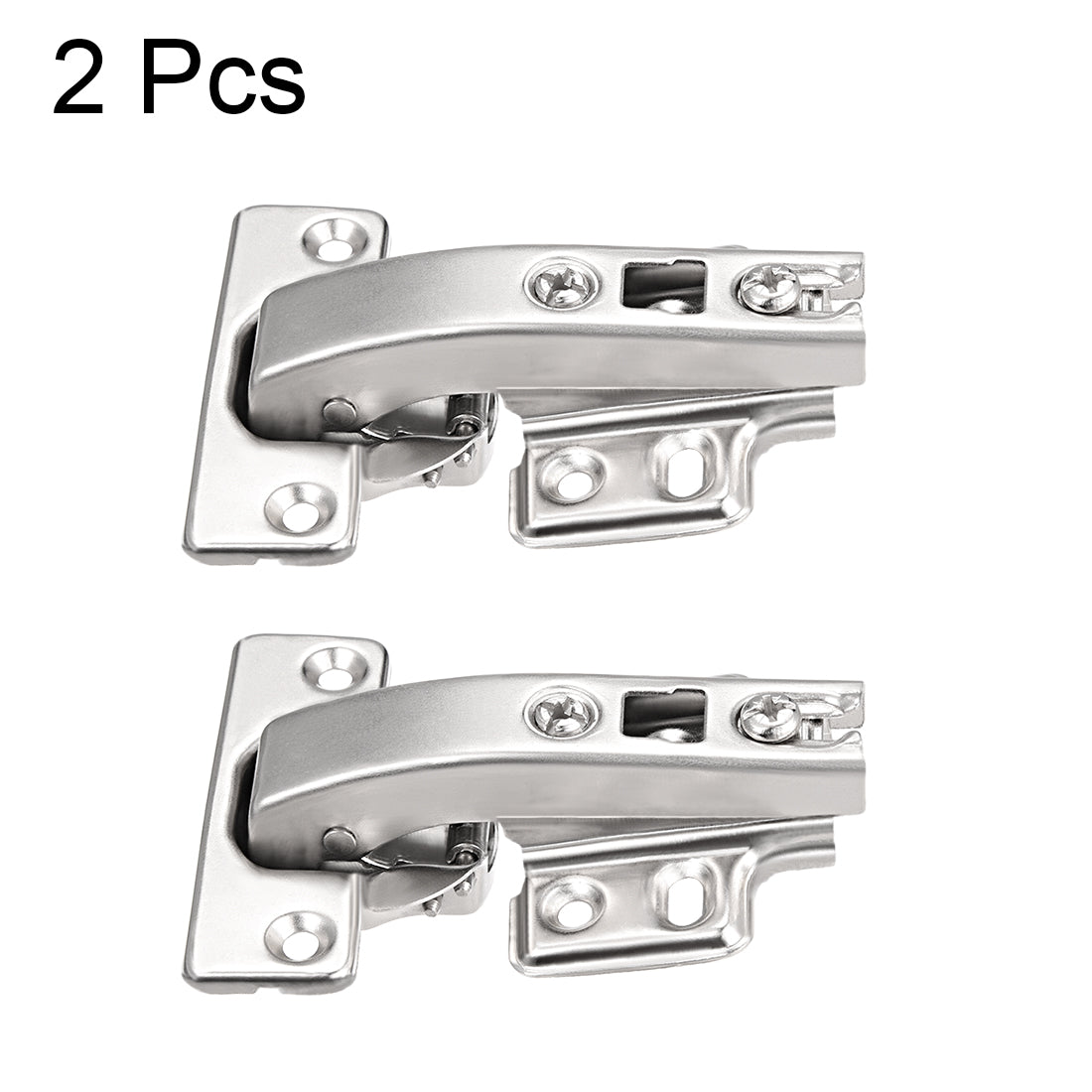 uxcell Uxcell 90 degree Hinges Double Cabinet Hidden Kitchen Buffering Angle Folding Door Hinge 2 Pcs