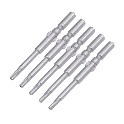 Harfington Uxcell 5 Stk. Schaft T10 magnetische Torx Schraubendrehereinsatz S2 60mm lang DE de