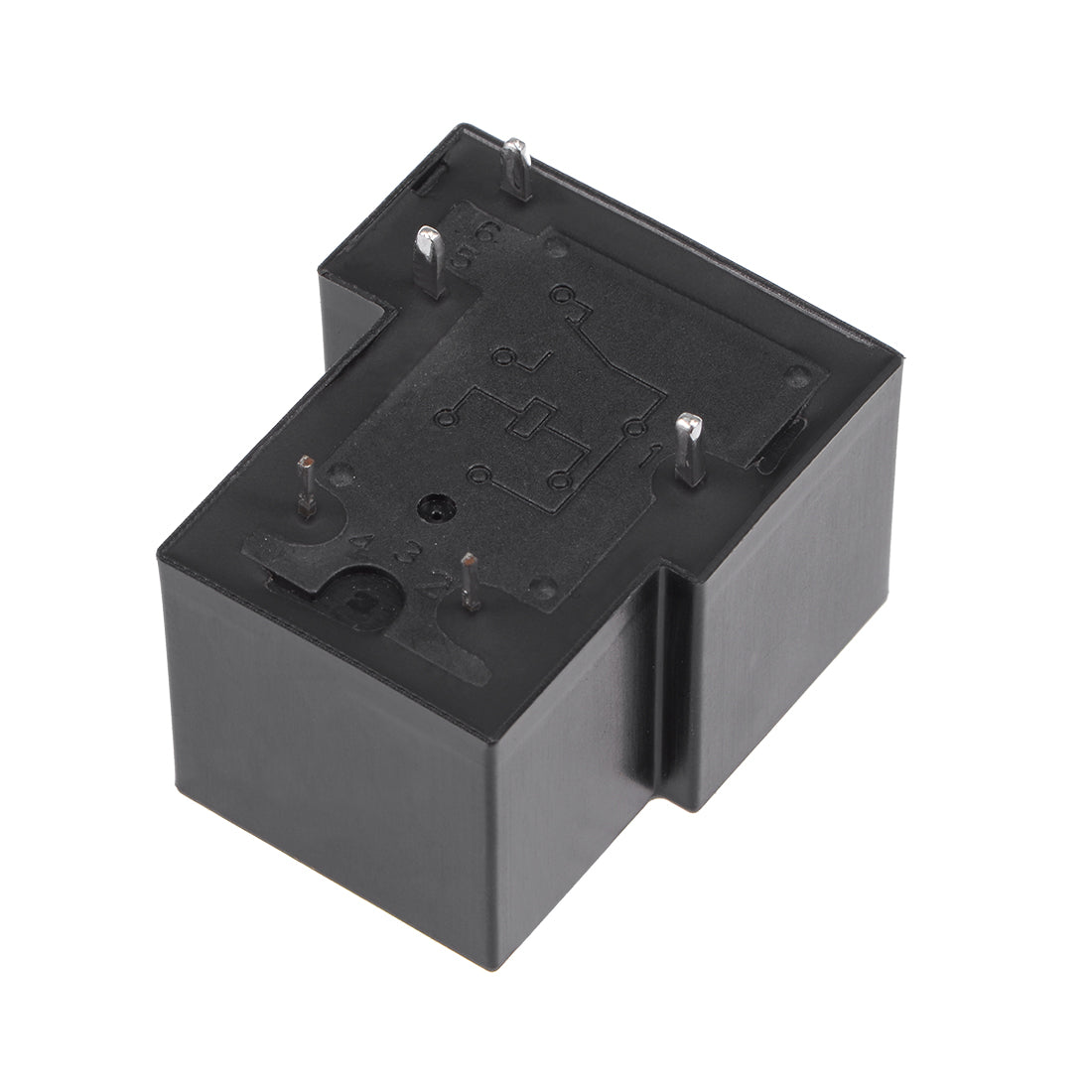 uxcell Uxcell 1 Pcs T90-24VDC-TL-C DC 24V Coil SPDT 5 Pin PCB Electromagnetic Power Relay Black