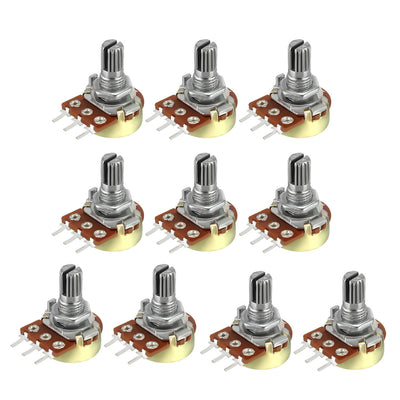 Harfington Uxcell 10 Stk.Karbon Film Potentiometer Widerstände Einzelnen Dreh WH148 500K ohm de