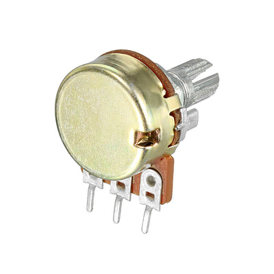 Harfington Uxcell WH148 10K Ohm Variable Resistors Single Turn Rotary Carbon Film Taper Potentiometer 5pcs