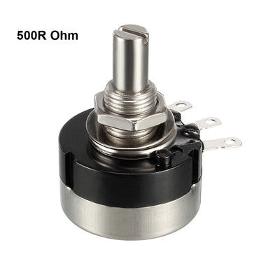 Harfington Uxcell RV24YN20S 500R Ohm Variable Resistors Single Turn Rotary Carbon Film Potentiometer