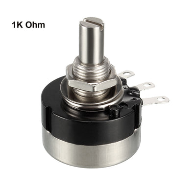 Harfington Uxcell RV24YN20S 1K Ohm Variable Resistors Single Turn Rotary Carbon Film Potentiometer