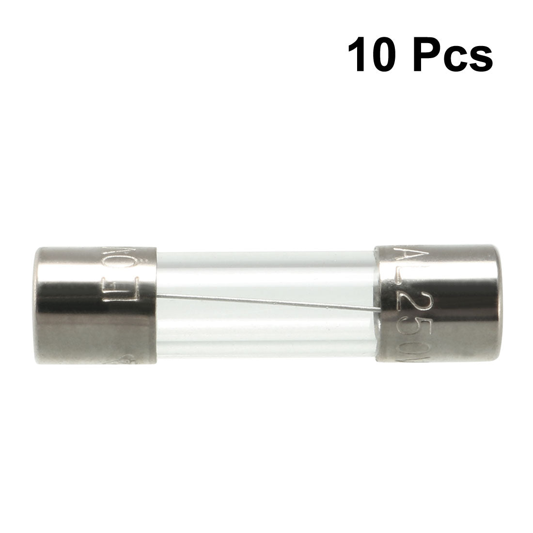 uxcell Uxcell Slow-Action Glass Cartridge Fuse Tube Time Delay Fuse 5mm x 20mm 250V 4A 10Pcs