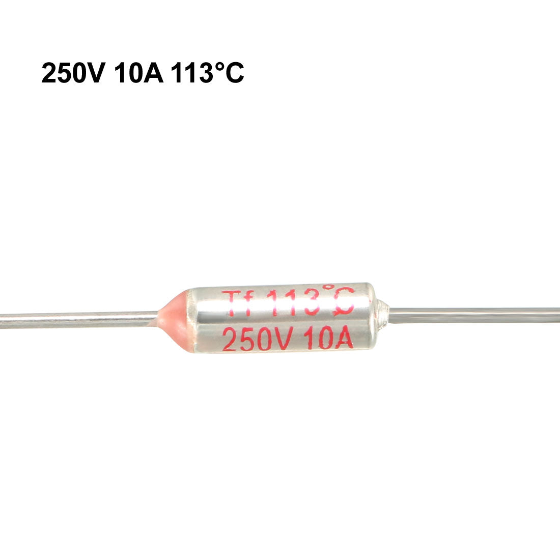 uxcell Uxcell 250V 10A 113℃ Celsius Circuit Cut Off Temperature Thermal Fuse 10 Pcs