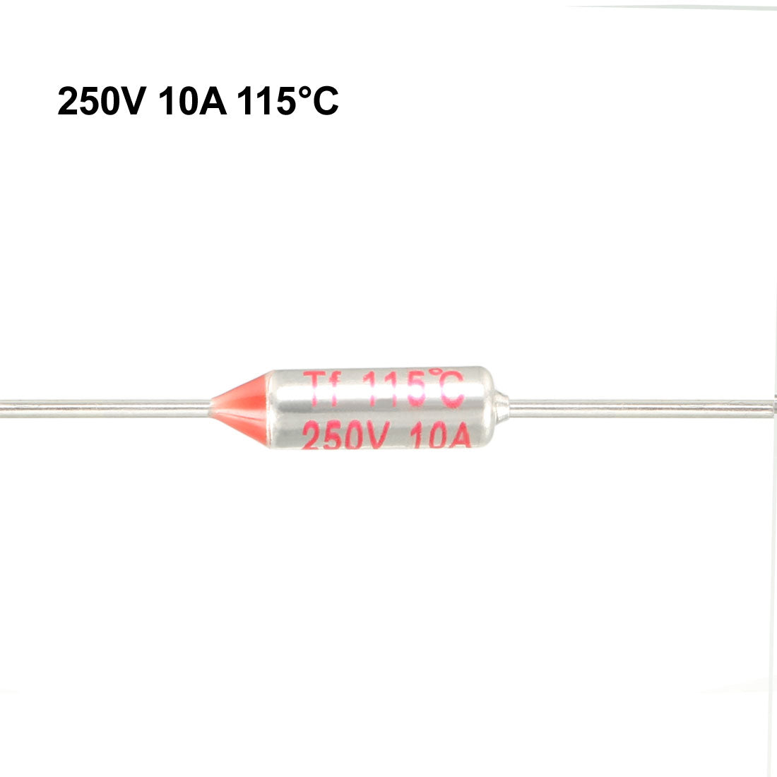 uxcell Uxcell 250V 10A 115℃ Celsius Circuit Cut Off Temperature Thermal Fuse 10 Pcs