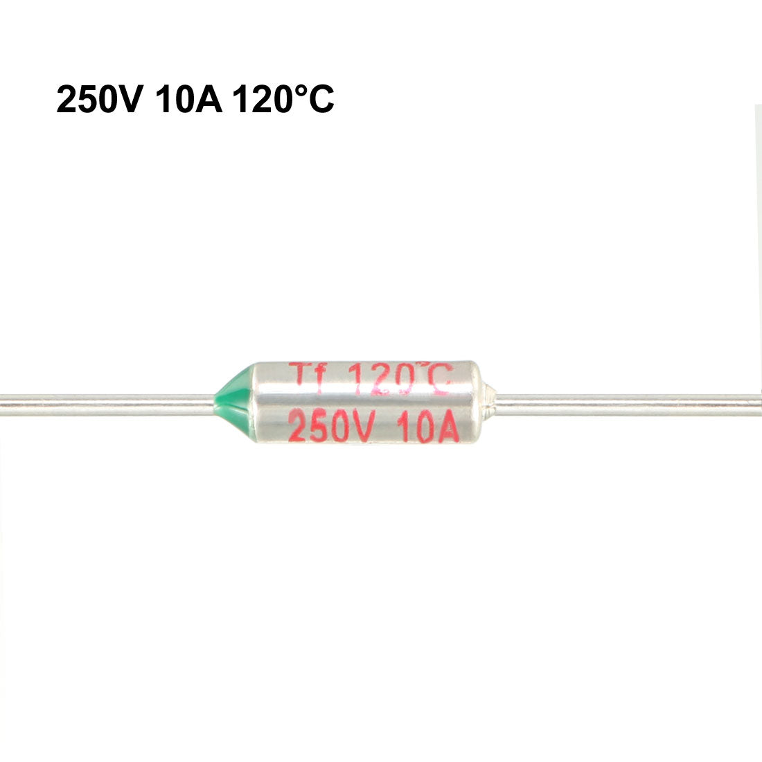 uxcell Uxcell 250V 10A 120℃ Celsius Circuit Cut Off Temperature Thermal Fuse 10 Pcs