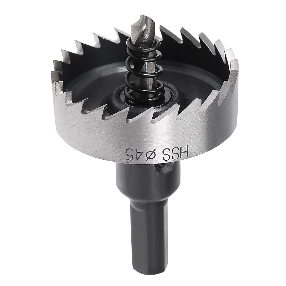 uxcell Uxcell 45mm HSS Drill Bit Hole Saw Cutter for Metal Alloy Wood