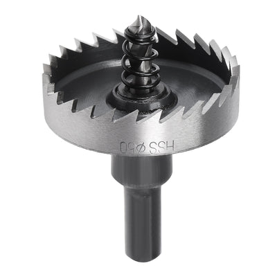 Harfington Uxcell 50mm HSS Drill Bit Hole Saw Cutter for Metal Alloy Wood